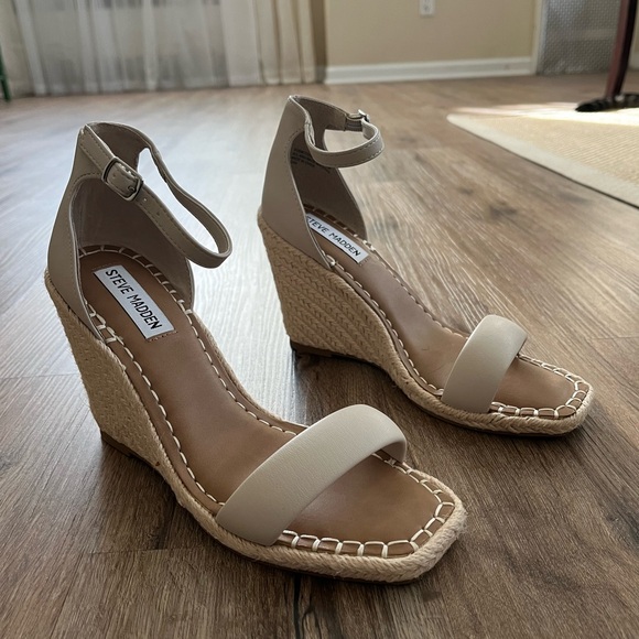 Steve Madden espadrille wedge sandals - Picture 4 of 5